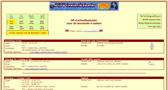 Desktop Screenshot of contestkalender.nl